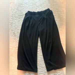 HALARA Black Wide-Leg Pull-On Pants